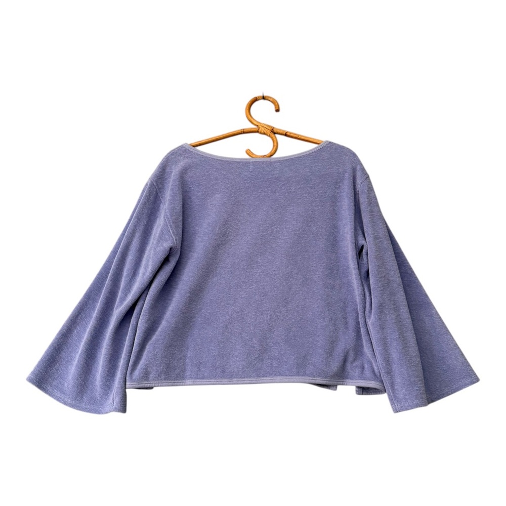 Nation LTD | Fallon Terry Cloth Popover in Wedgewood Size‎ XS - Picture 6 of 13